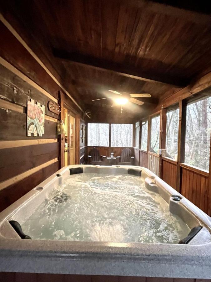 Peaceful Tellico View Home With Private Hot Tub Tellico Plains Esterno foto